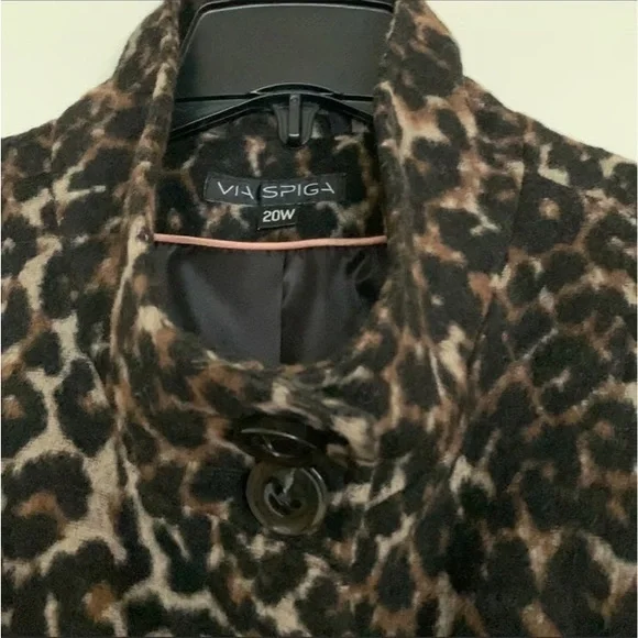 🐅🐆ZARA- LIKE tweed - wool blend dress coat🐆🐅 - Picture 3 of 4